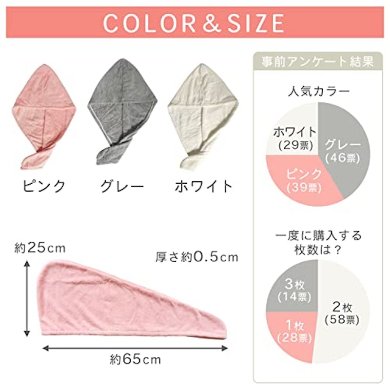 3σ San Sigma ヘアドライタオル 2