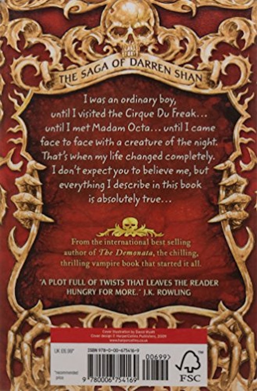 Cirque Du Freak(The Saga of Darren Shan No.1) 2