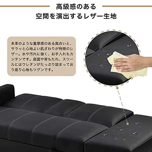 本革28万円の展示現品カウチソファーを49800円で販売してます
