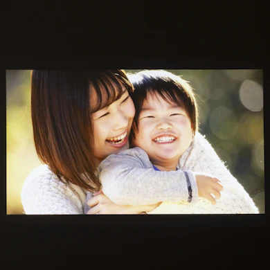 フルHD対応で、解像感ある画質