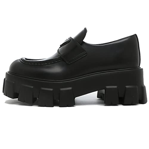 MONOLITH BRUSHED LEATHER LOAFERS 2