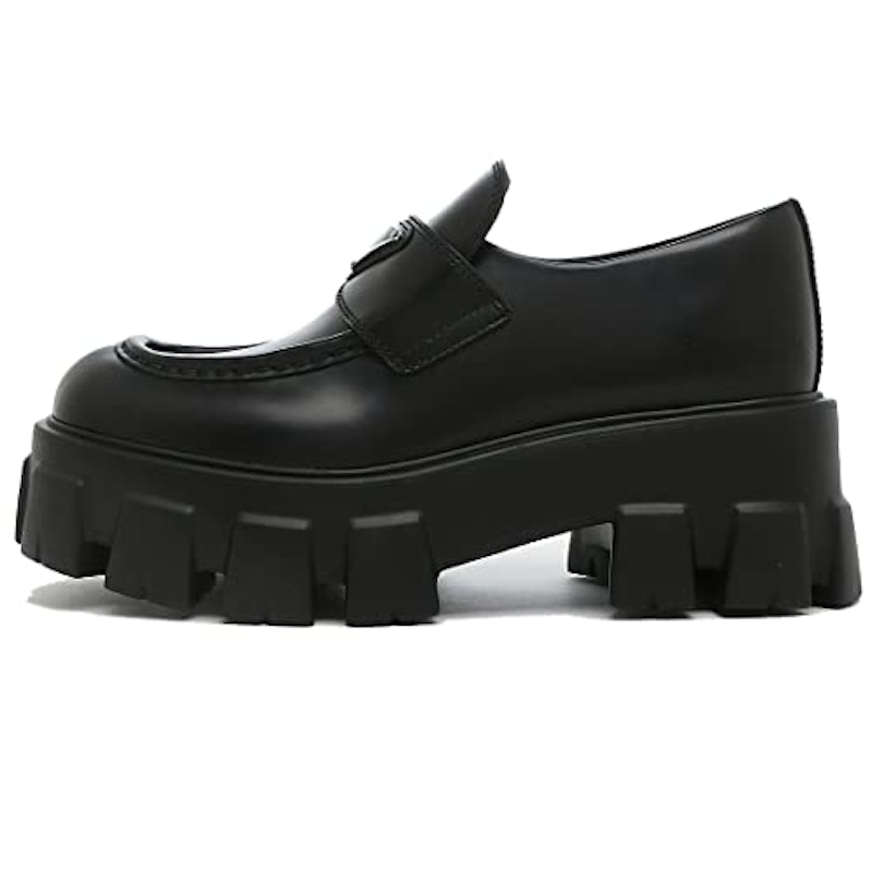 MONOLITH BRUSHED LEATHER LOAFERS 2