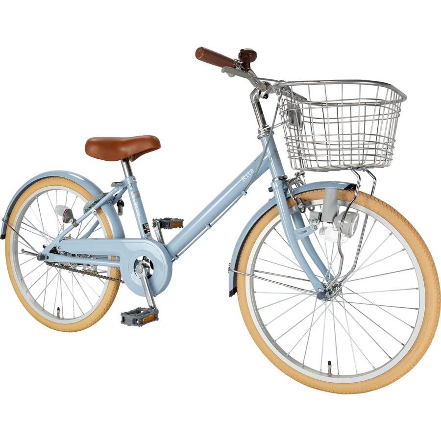 ⭐︎専用⭐︎子ども自転車20インチ/ブルー 20インチ 身長115～130cm 子供用自転車 バレンタイン2（サックスブルー