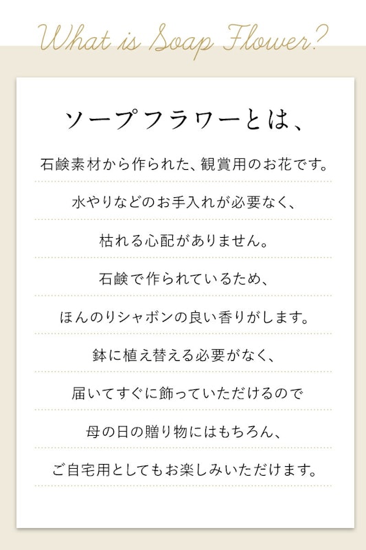 MarieAnne ソープフラワー 5