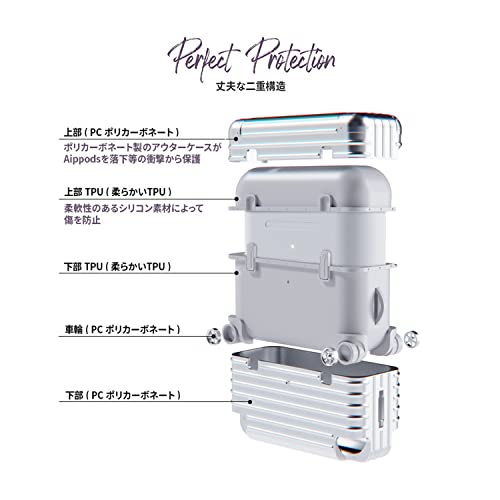 miak AirPods 第3世代 キャリーケース ケースカバー 3