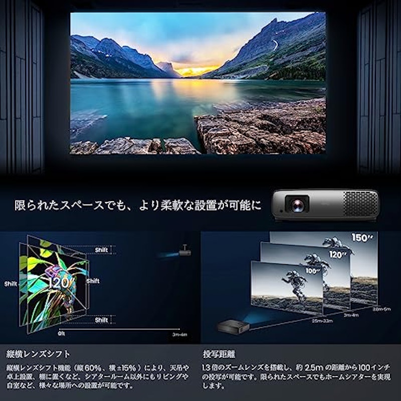 4Kフラグシップホームシアタープロジェクター 6