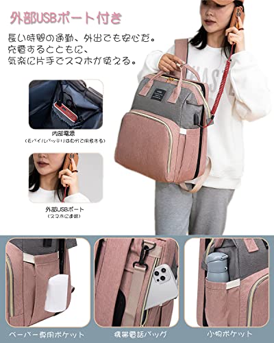マザーズバッグ おむつ交換用バックパック 5