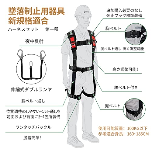 特別オファー 光円電工 フルハーネス 安全帯 新規格 フルハーネス安全