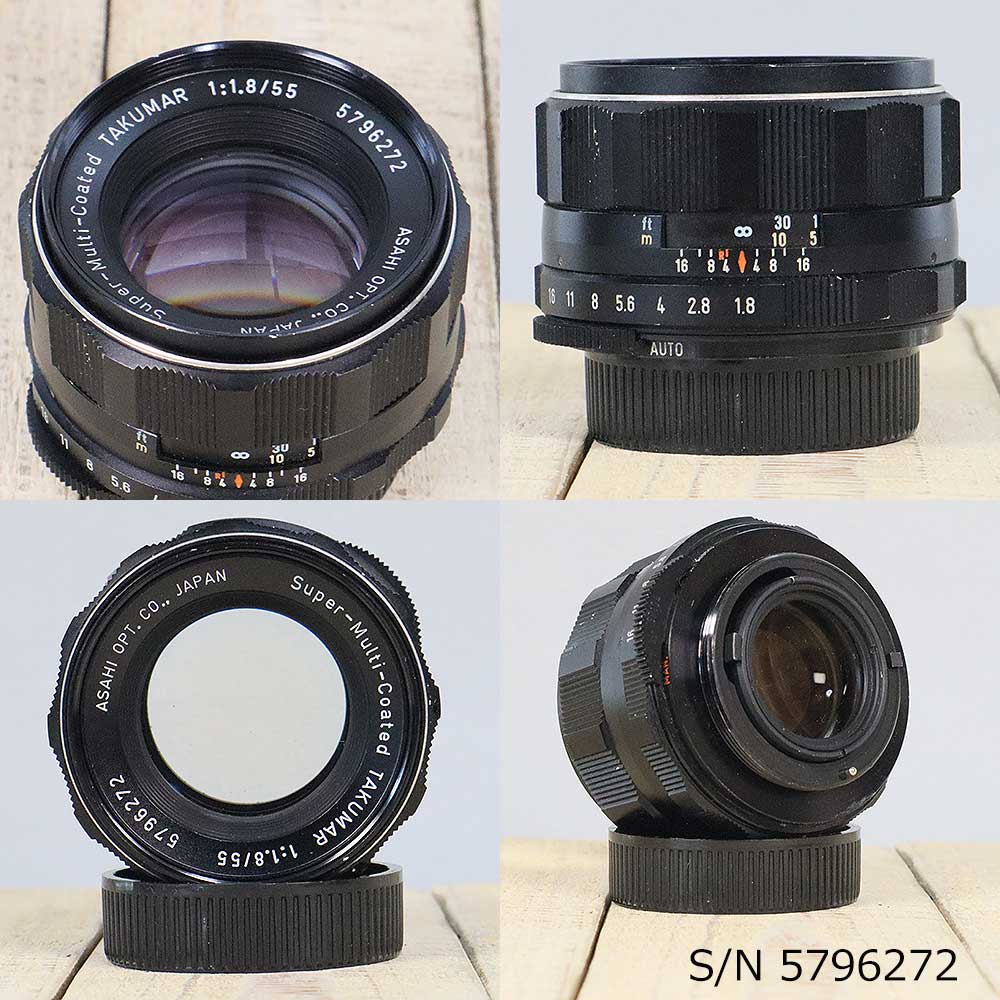 Super-Multi-Coated TAKUMAR 55mm F1.8 2