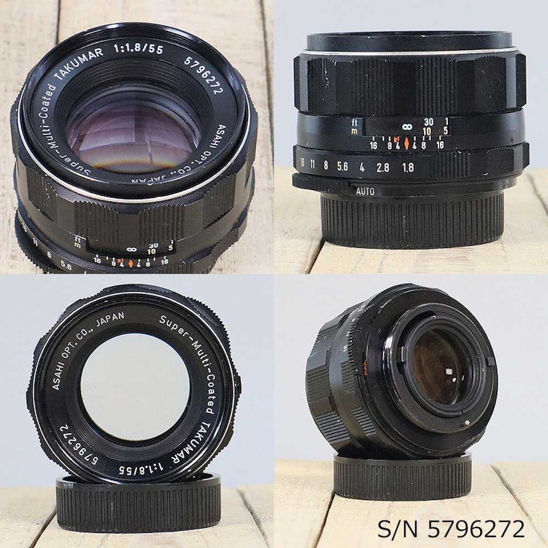 Super-Multi-Coated TAKUMAR 55mm F1.8 2