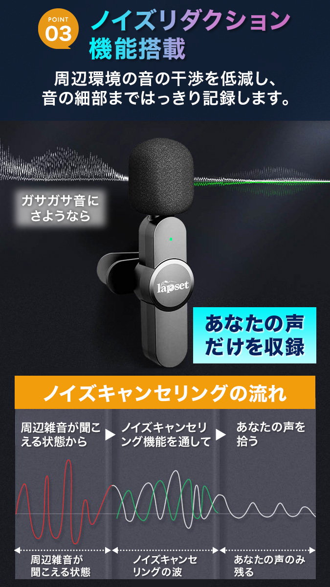 ワイヤレスピンマイク 5