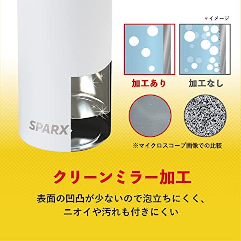 SPARX 真空断熱炭酸用ボトル 3