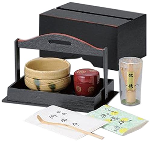 桐茶箱セット、7点付き、おき25番