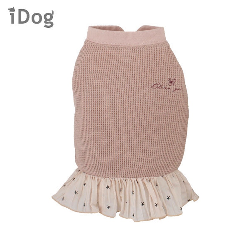 iDog フリル付きワッフルタンク 12