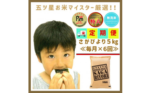 無洗米さがびより 定期便 1