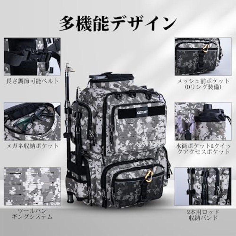 フィッシングリュック 3