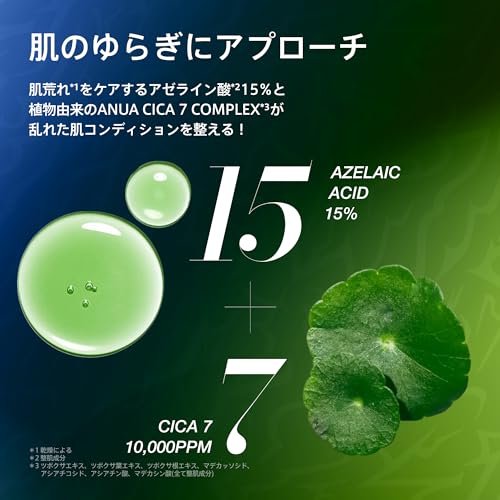 アゼライン酸15＋CICA　インテンスカーミングセラム 3