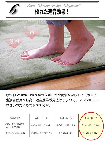 低反発ラグ 8