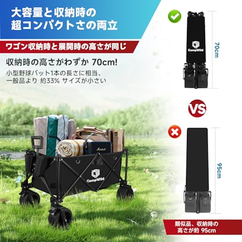 折りたたみ式 キャリーワゴン 6