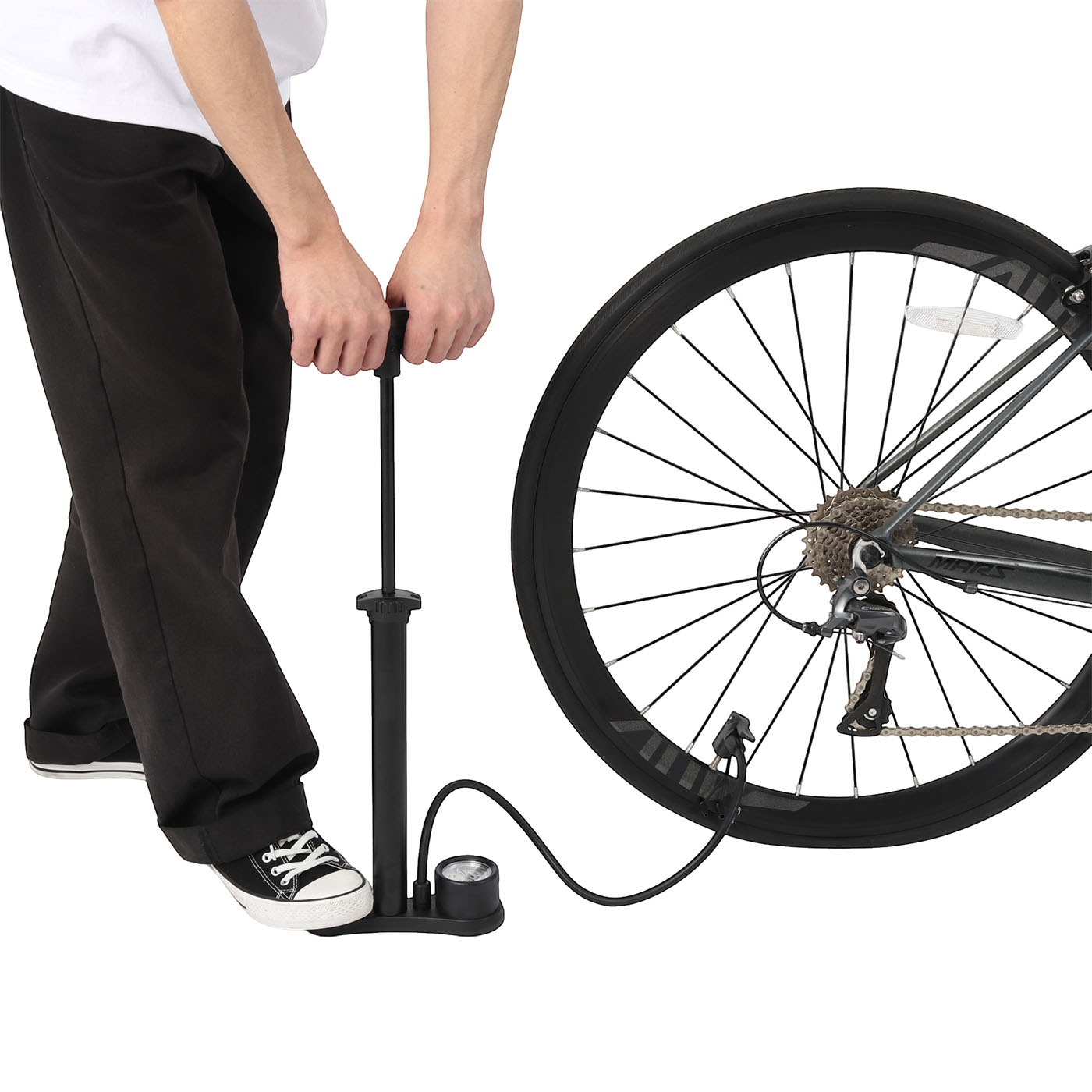 自転車空気入れ 9