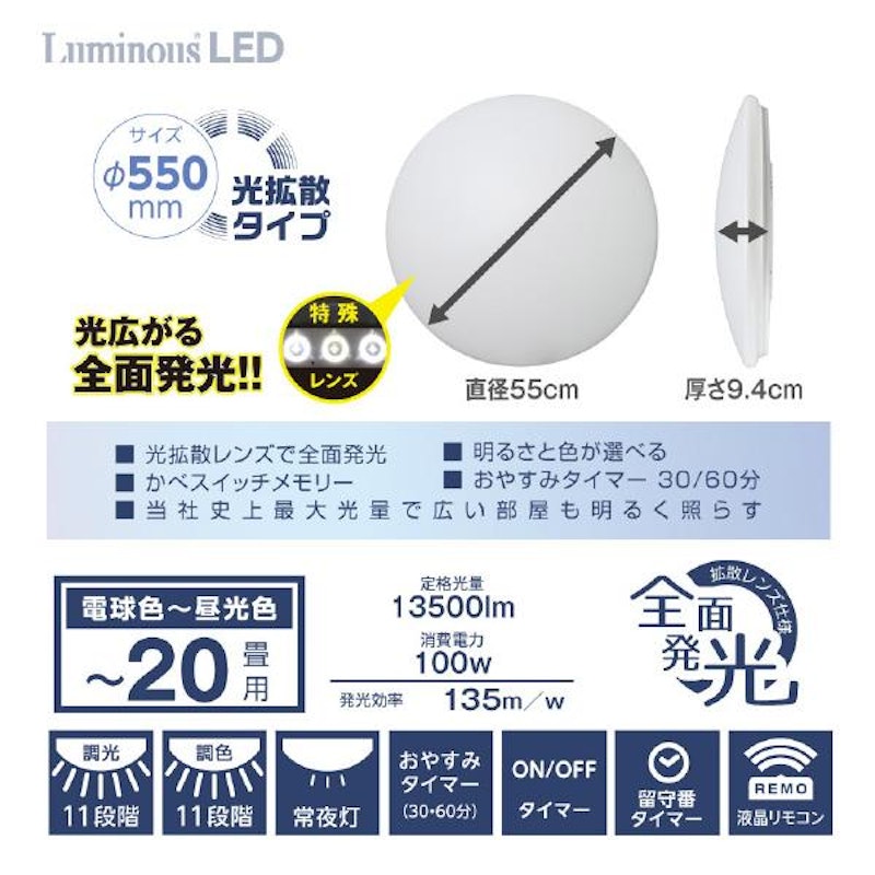 LEDシーリングライト 4