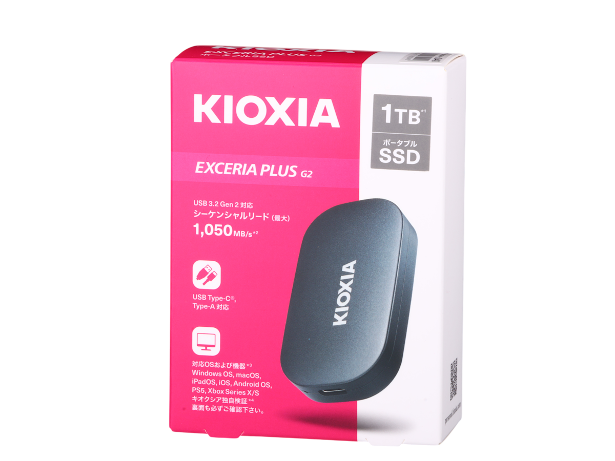 キオクシア KIOXIA EXCERIA PLUS G2 SSD-PKP1.0U3G2BNを検証 キオクシア KIOXIA EXCERIA PLUS G2 SSD-PKP1.0U3G2BNを検証