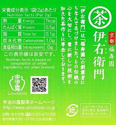 伊右衛門 抹茶入り煎茶 ティーバッグ 3
