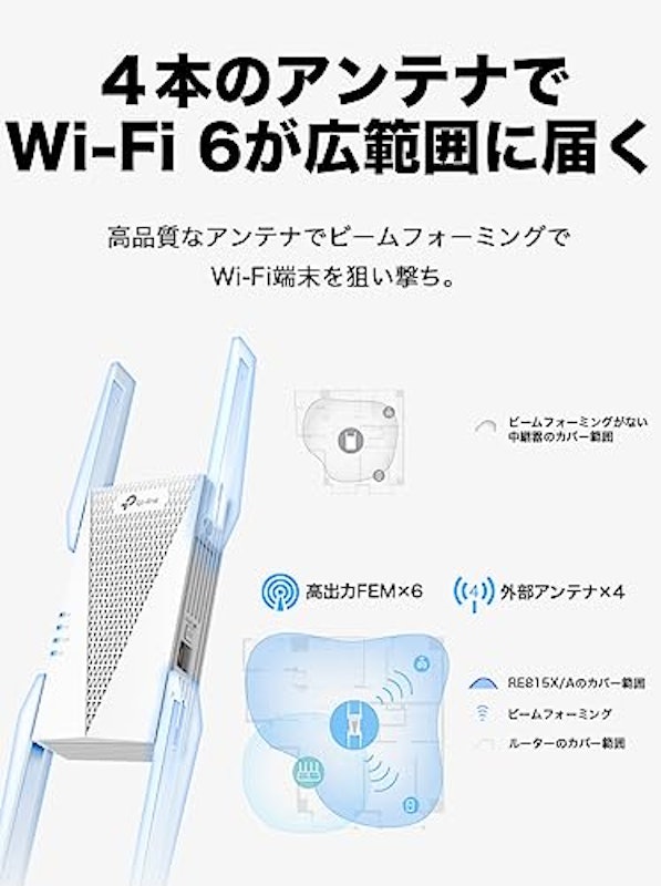 Wi-Fi無線LAN中継機 5