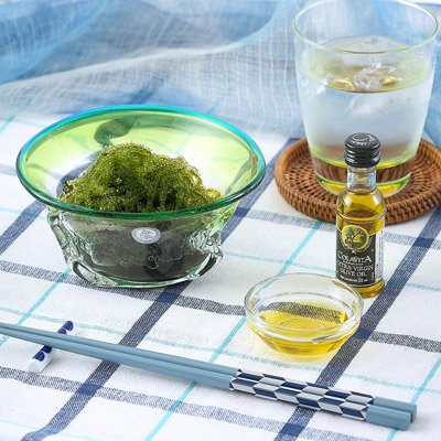  ぷちぷち海ぶどう 50g×3個 琉球ガラスセット 1