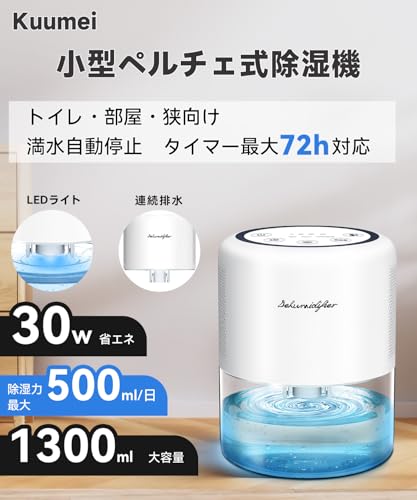 除湿機 小型 ペルチェ式 省エネ設計 強力除湿 静音設計 狭所向け 楽天市場】除湿機 衣類乾燥 3L 大容量 卓上除湿機 最大除湿量1L/日