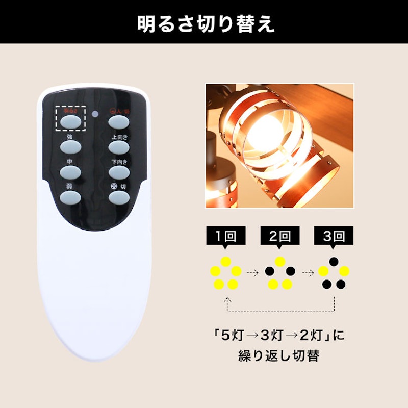 シーリングファンライト 6