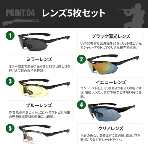 Smith&wesson サバゲー用ゴーグル4個セット　ケース付き　サバゲー 71Aoh3L8cNL._UY1000_.jpg