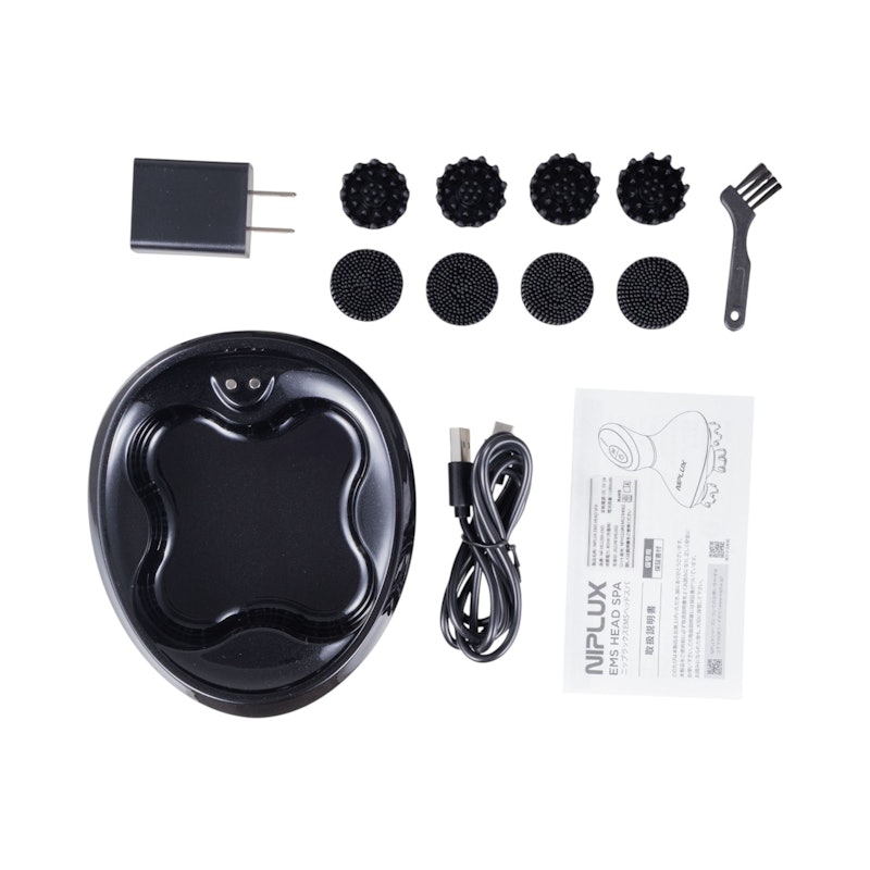 NIPLUX EMS HEAD SPA 頭皮マッサージ 電動 NP-HS22BK-EMS 4