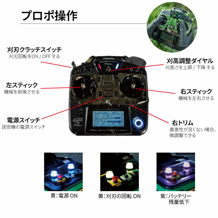 ラジコン草刈機 AIRAVO 8