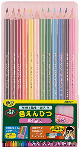 色鉛筆 12色 - 歯ブラシ・虫歯予防