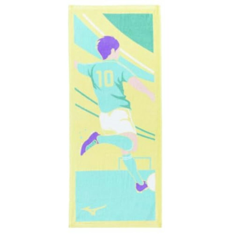 サッカーデザインフェイスタオル 1