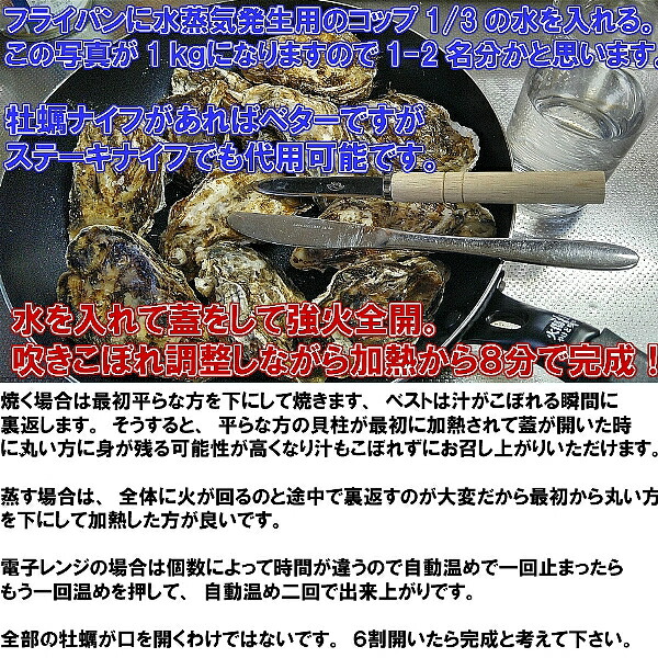 生食用冷凍牡蠣 殻付き 8