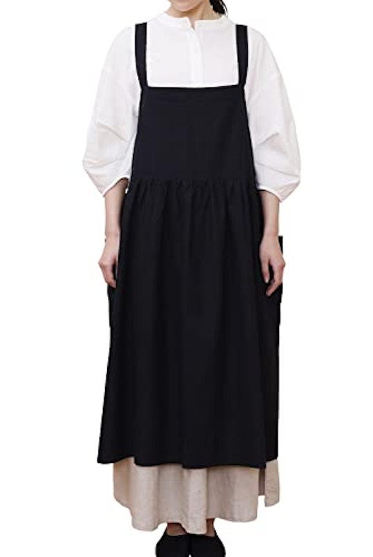 バッククロス かぶりエプロン 1