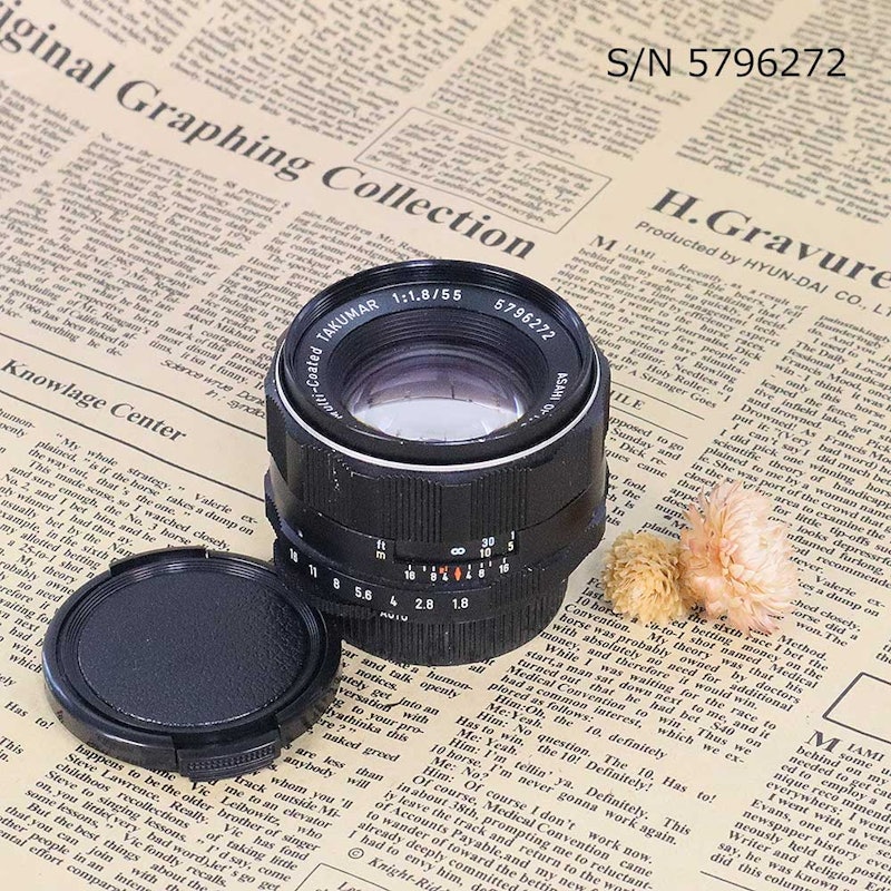 Super-Multi-Coated TAKUMAR 55mm F1.8 1