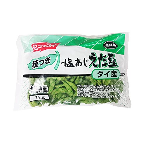 枝つき塩味枝豆 1