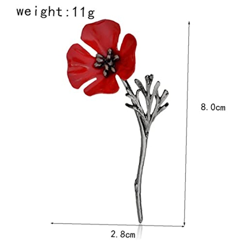 ケシの花ブローチ 2
