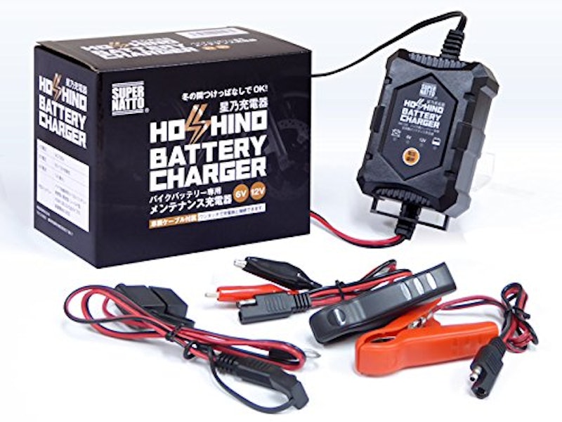 SUPER NATTO バイク用バッテリー充電器 4