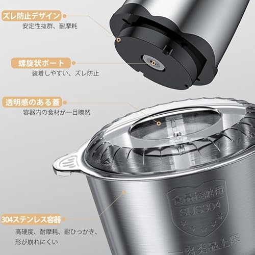 フードプロセッサー 3