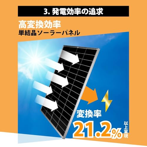 高効率単結晶200Wソーラーパネル 6