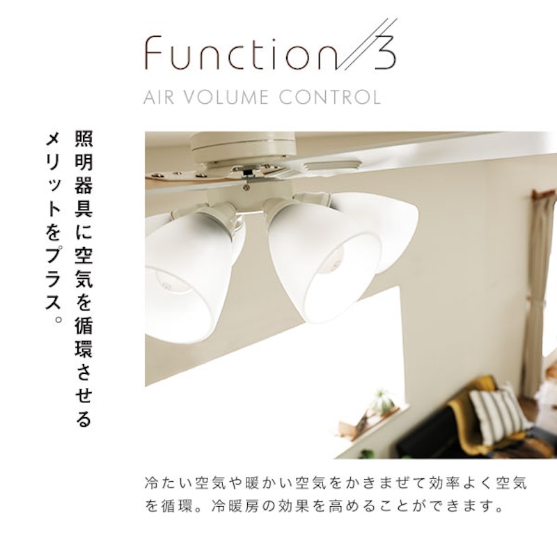 シーリングファンライト 8