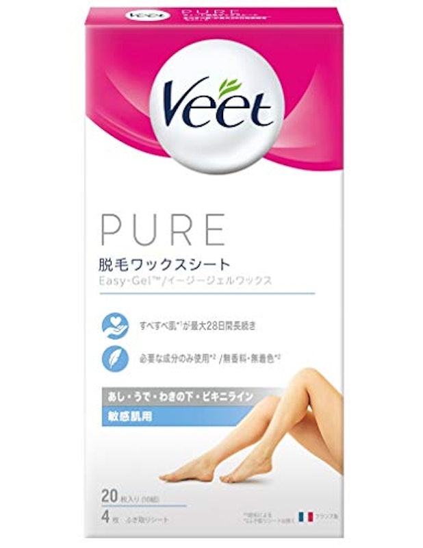 ピュア 脱毛ワックスシート 敏感肌用 1