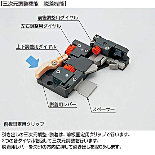LAMP スライドレール セルフ＆ソフトクロージング 底付けタイプ 左右セット 3