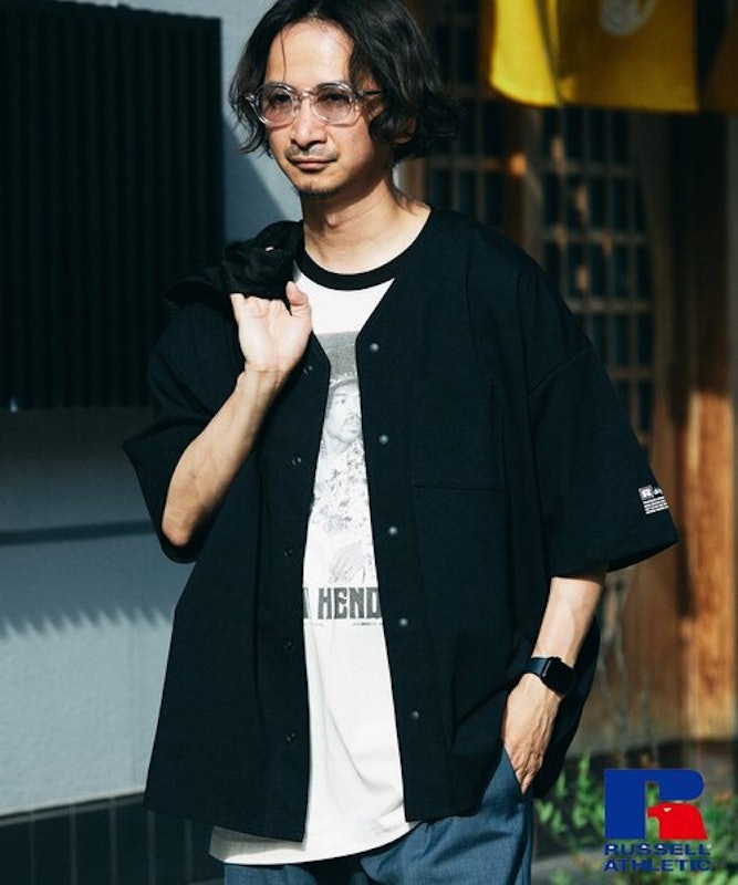 RUSSELL ATHLETIC 別注 Dri-Power ベースボールシャツ 6
