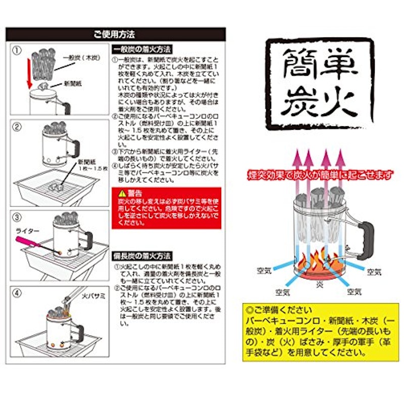 BUNDOK 炭火起こし 2