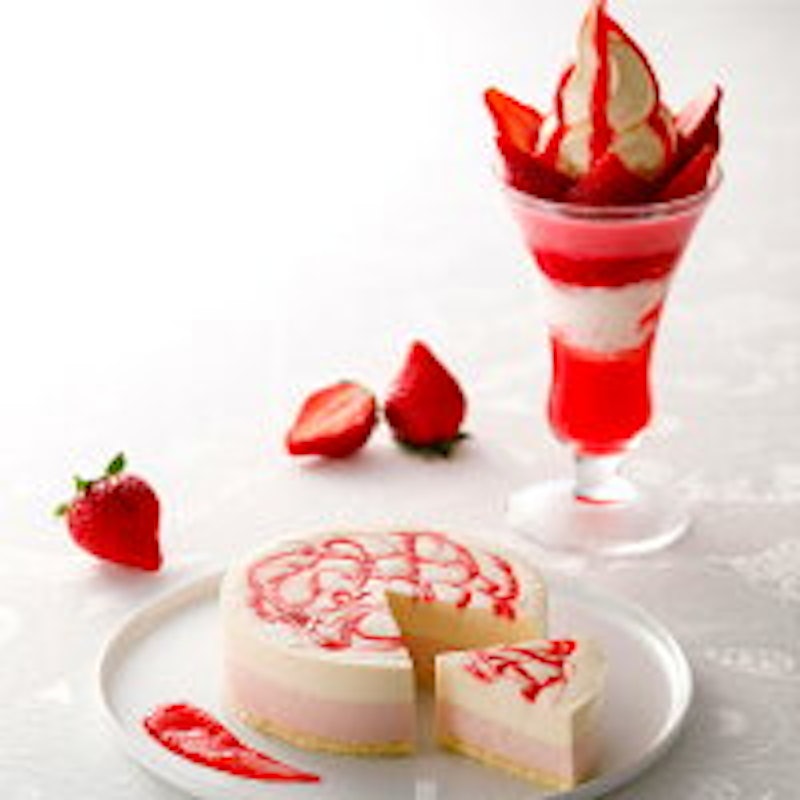 博多まっかな苺のパフェチーズケーキ 2